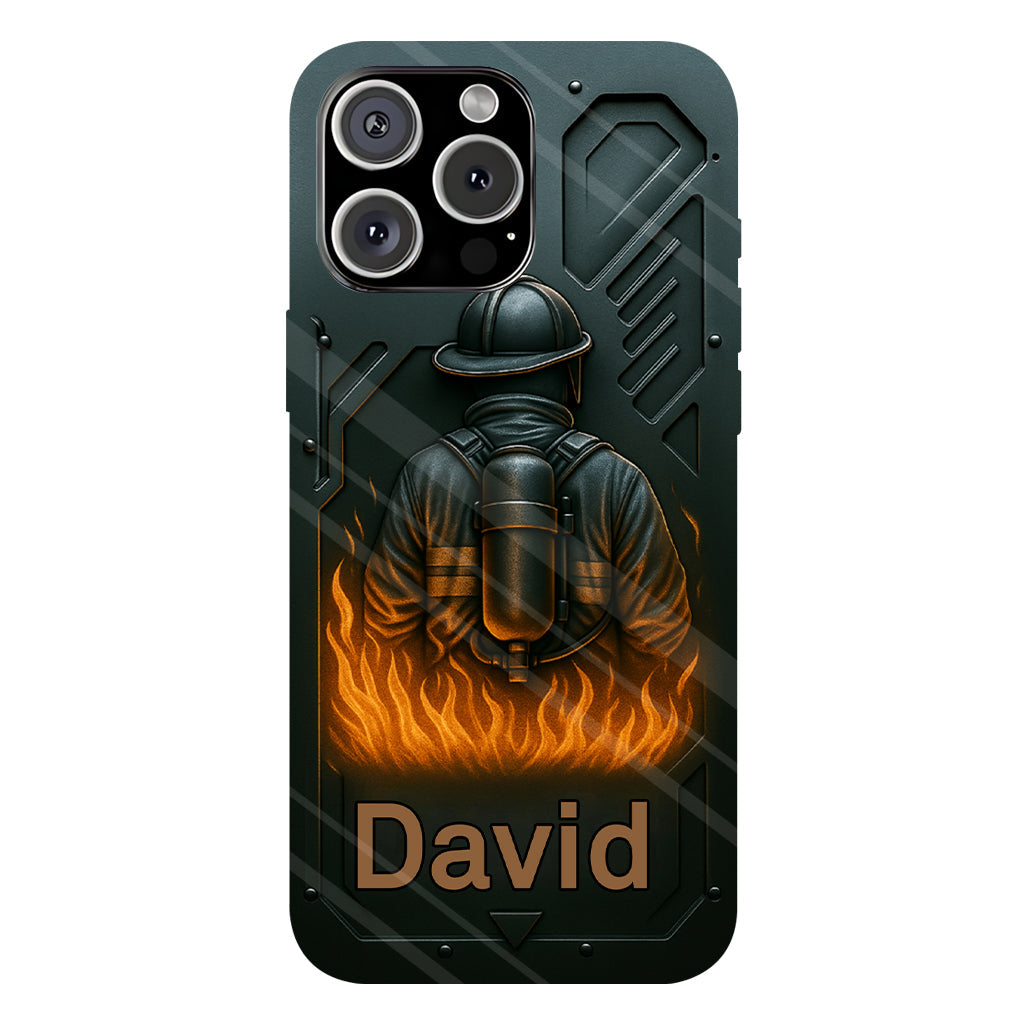 The Strone One - Coque de téléphone personnalisée avec impression intégrale sur le thème des pompiers