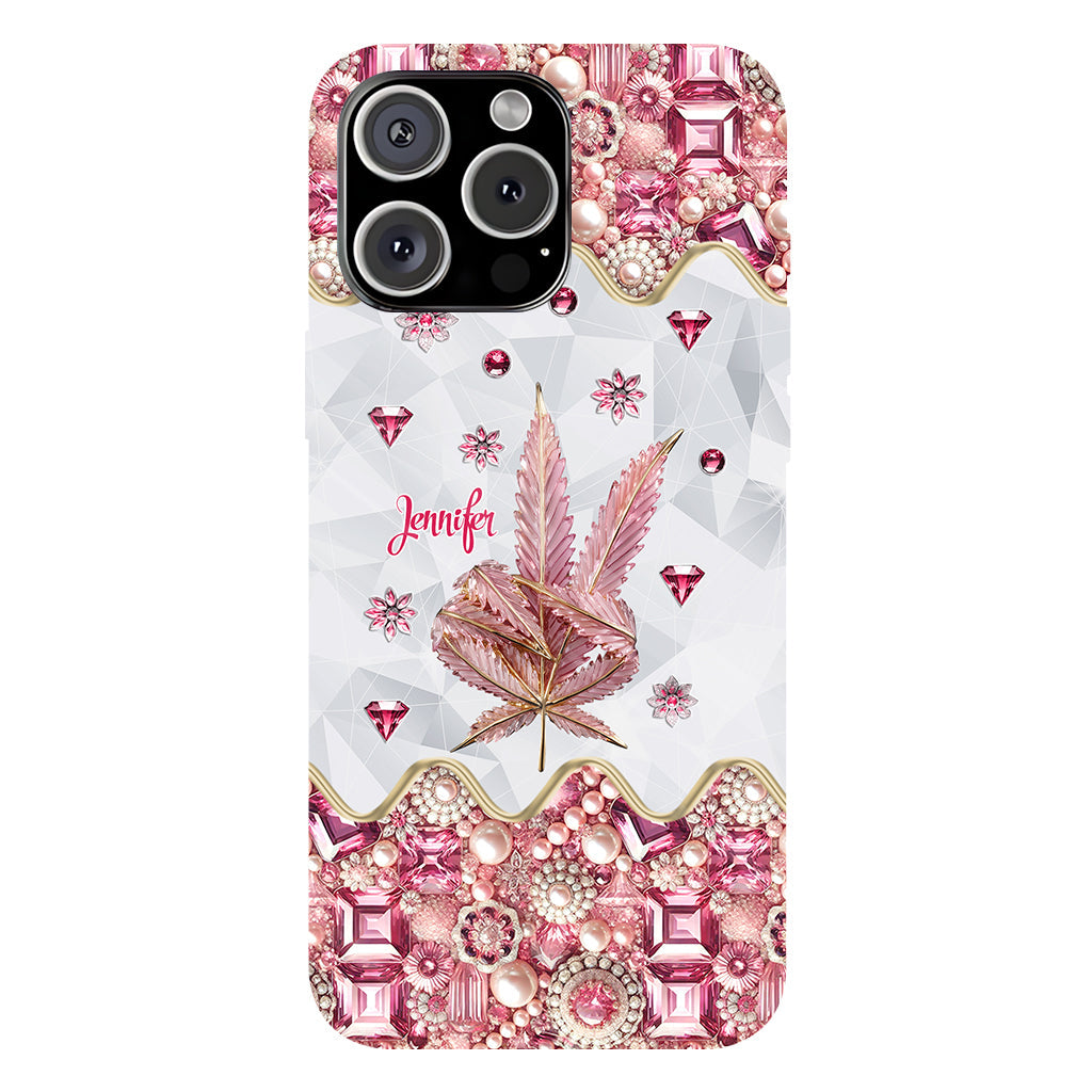 Il y a toujours du cannabis quelque part - Coque de téléphone et support de téléphone personnalisés avec impression intégrale -