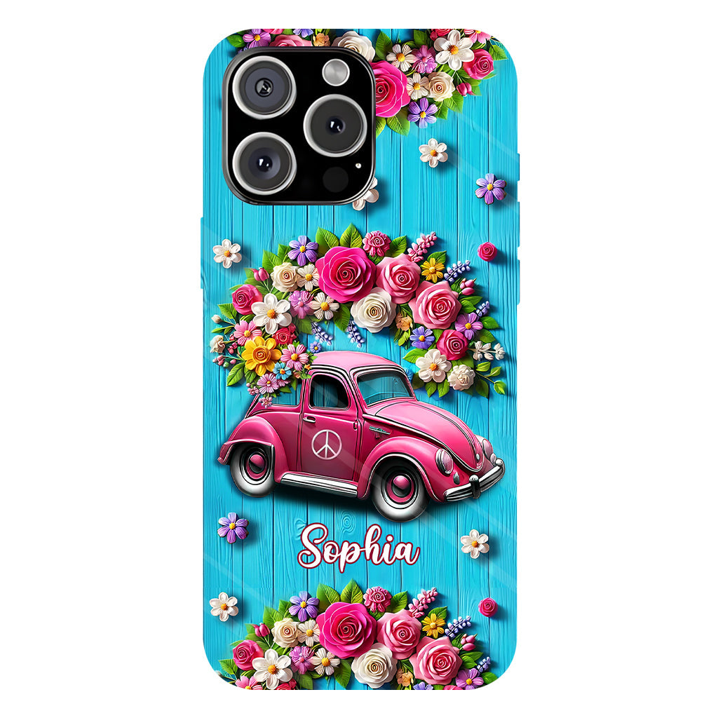 Hippie Soul – Personalisierte Handyhülle mit Hippie-Vollbilddruck