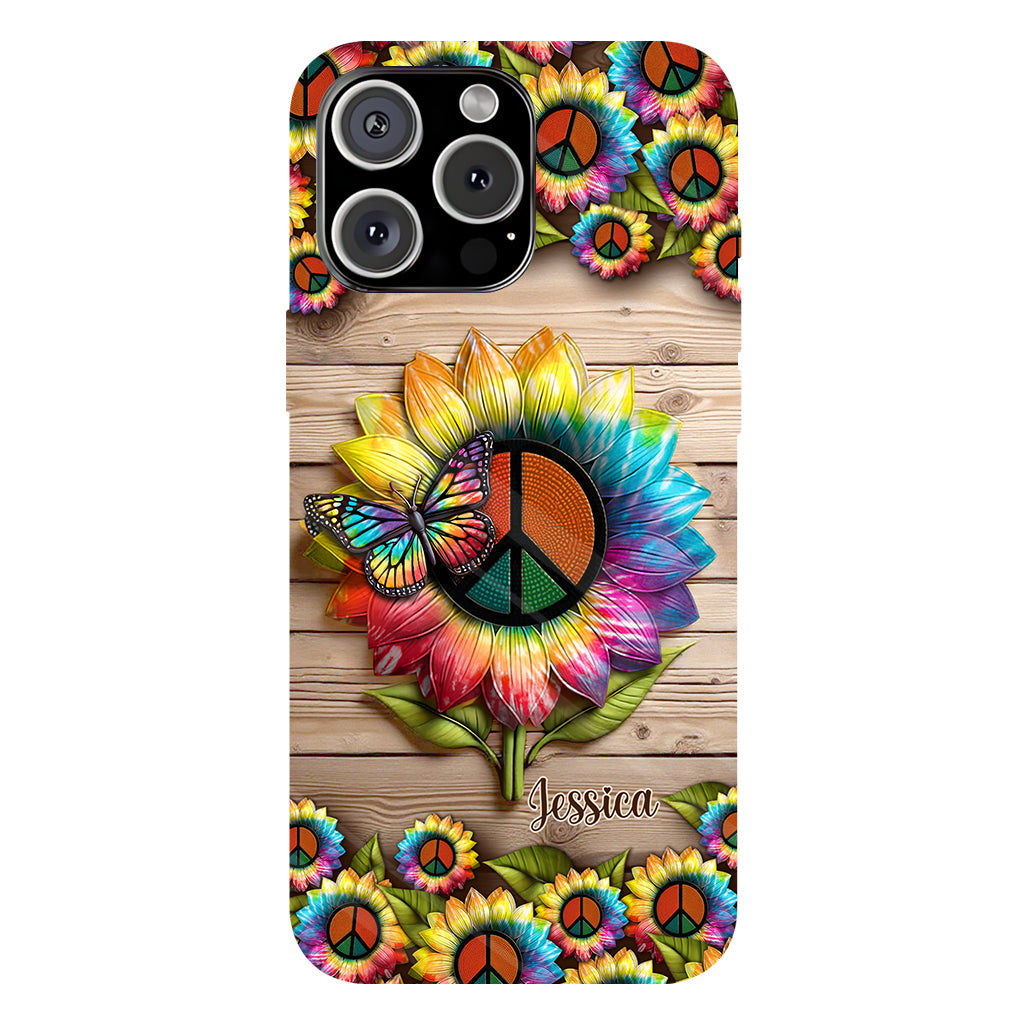 Hippie Soul – Personalisierte Handyhülle mit Hippie-Vollbilddruck