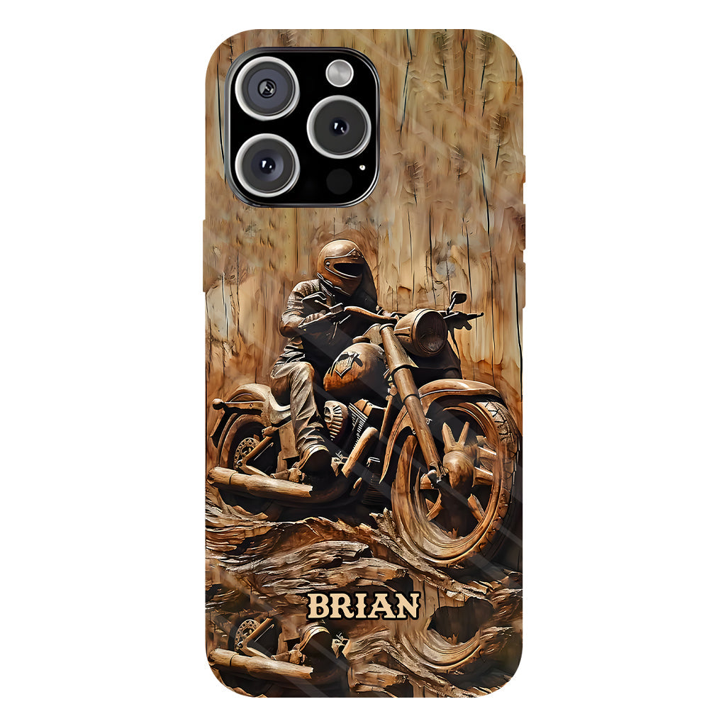 Biker – Personalisierte Handyhülle mit Biker-Motiv und Volldruck