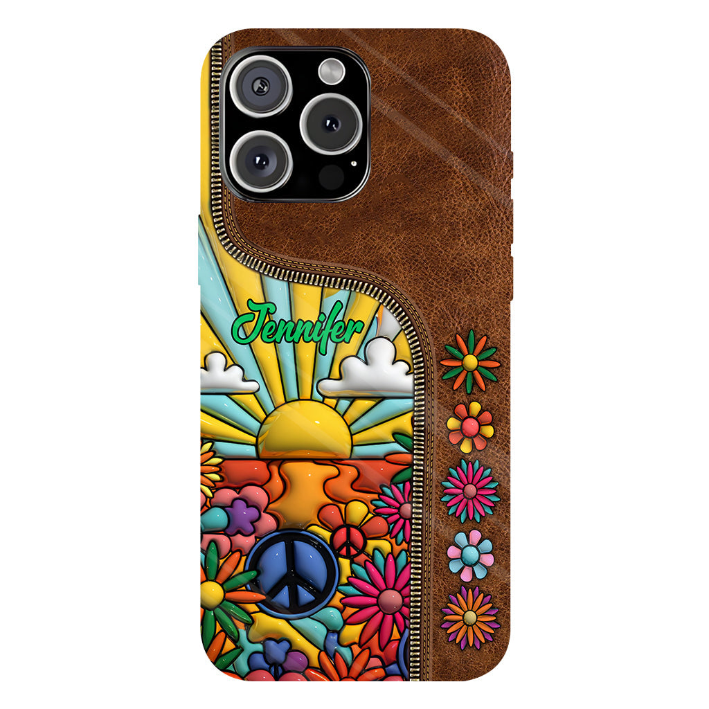 Coque de téléphone personnalisée Hippie Soul - Motif hippie intégral