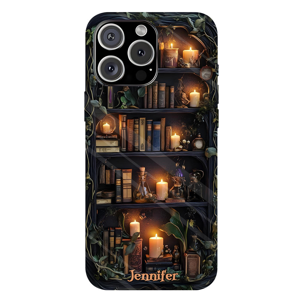 Bookself - Étui de téléphone personnalisé avec livre imprimé intégralement