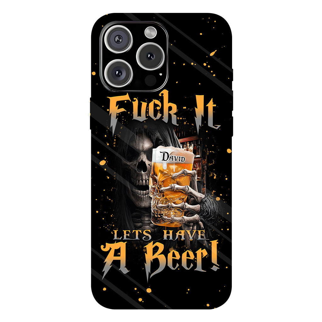 Prenons une bière ! - Coque de téléphone personnalisée avec impression intégrale sur le thème de la bière