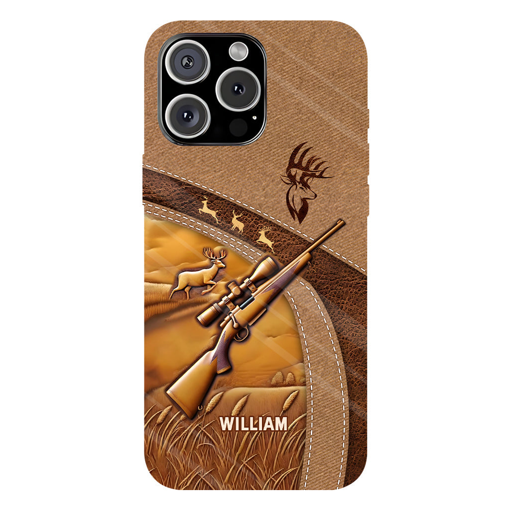 Passionné de chasse - Coque de téléphone personnalisée avec motif intégral sur le thème de la chasse