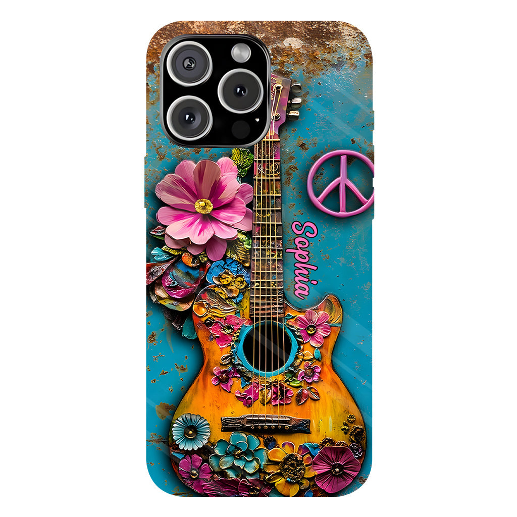 Coque de téléphone personnalisée Hippie Soul - Motif hippie intégral
