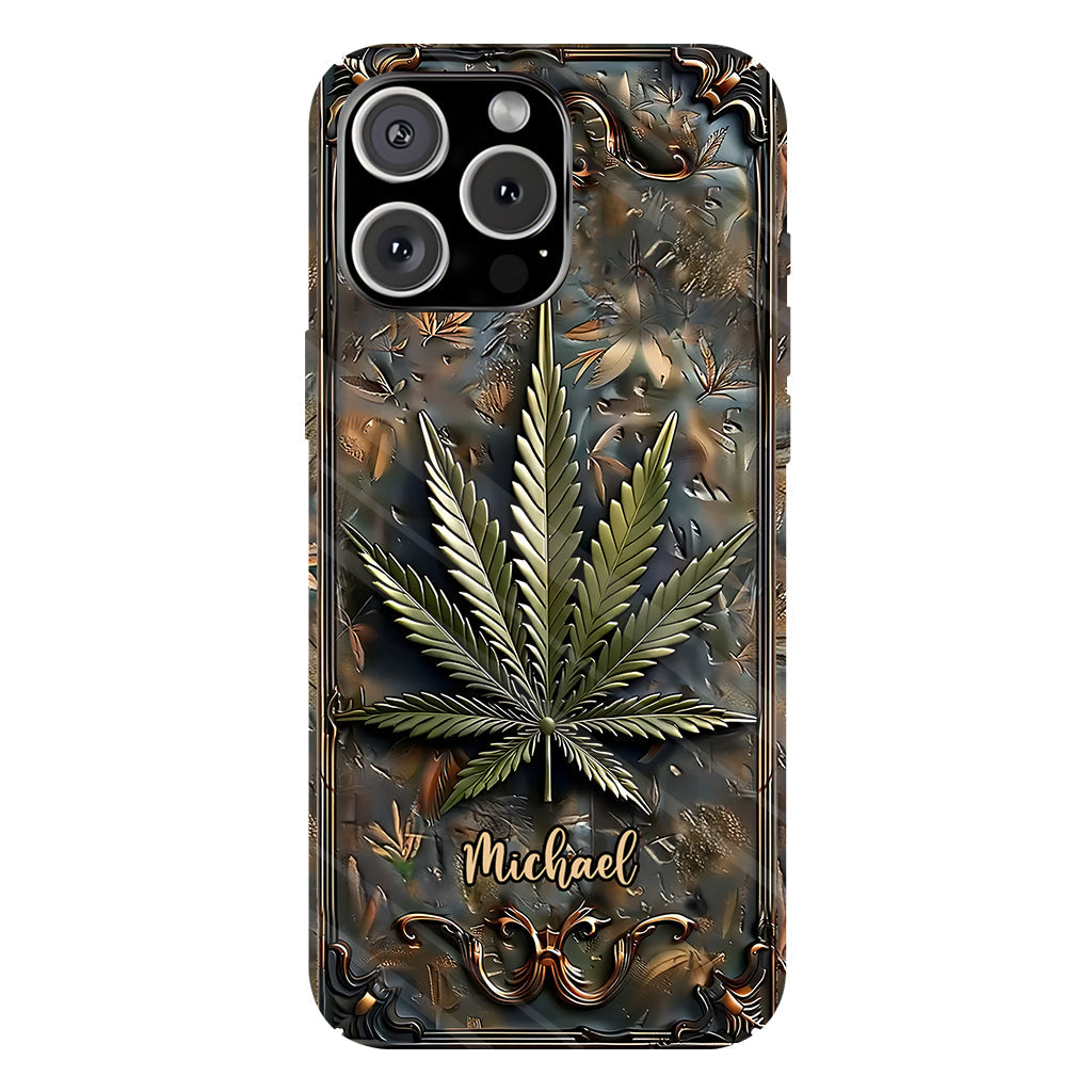 High Life – Personalisierte Handyhülle mit Weed-Motiv