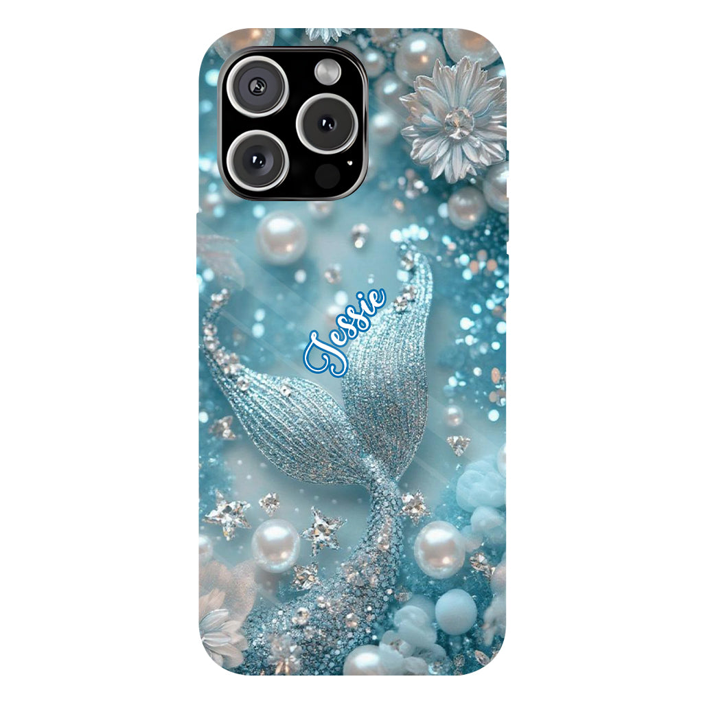 Petite plage salée - Coque de téléphone personnalisée pour amoureux de la mer avec impression intégrale
