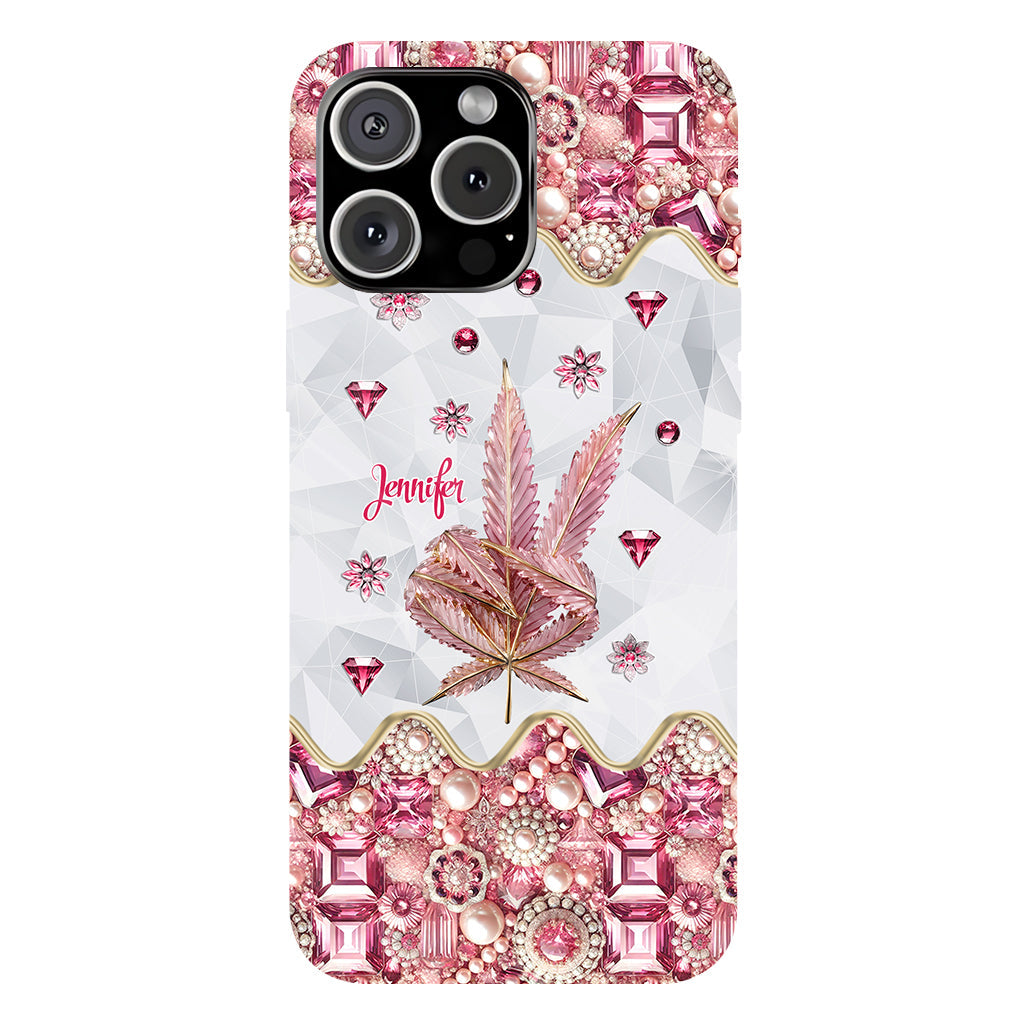 Il y a toujours du cannabis quelque part - Coque de téléphone et support de téléphone personnalisés avec impression intégrale -