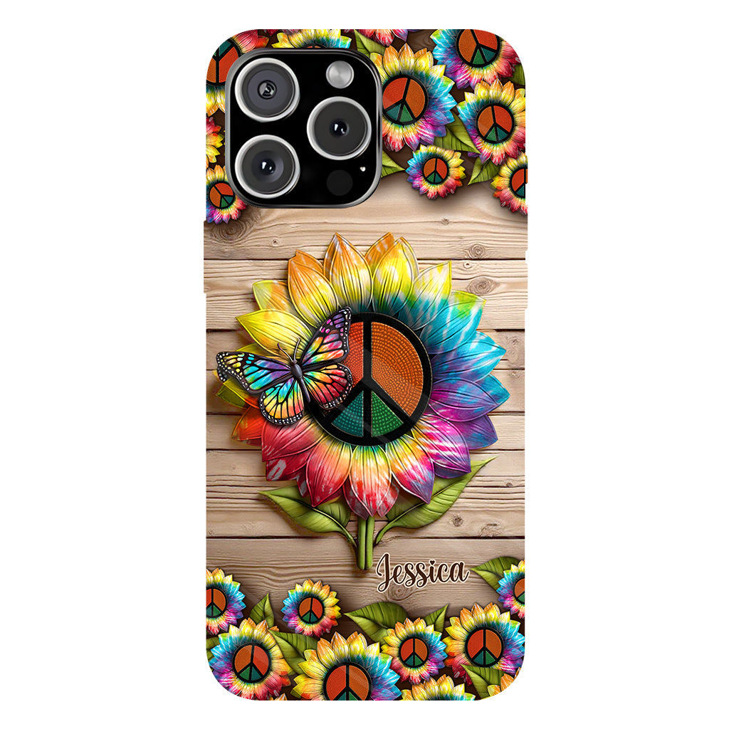 Hippie Soul – Personalisierte Handyhülle mit Hippie-Vollbilddruck