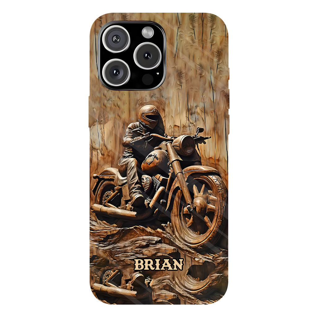 Biker – Personalisierte Handyhülle mit Biker-Motiv und Volldruck