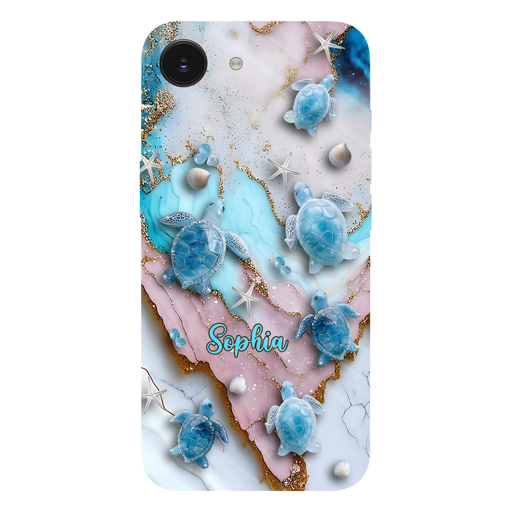 Love Turtles - Personalized Turtle Full Print Phone Case
