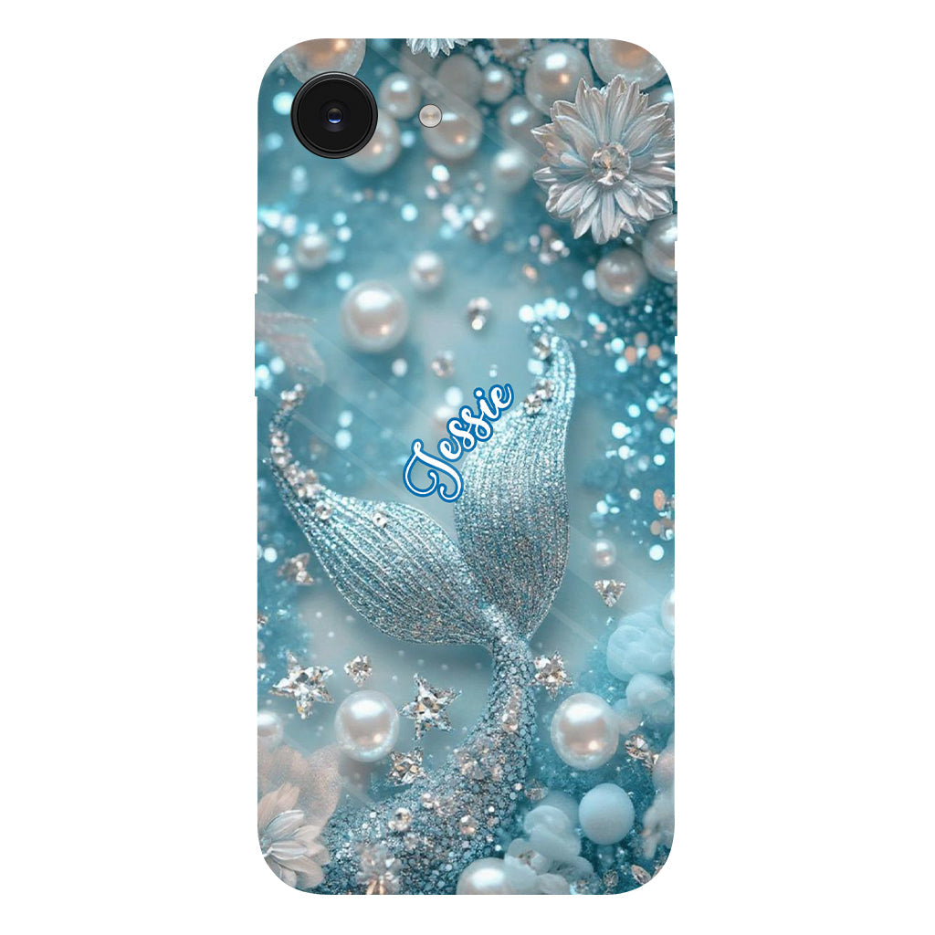 Petite plage salée - Coque de téléphone personnalisée pour amoureux de la mer avec impression intégrale
