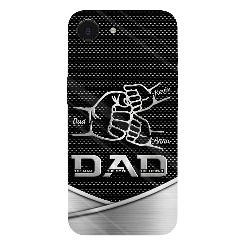 Dad The Man The Myth The Legend First Bump - Christmas Gift for Dad - Personalized Father Full Print Phone Case