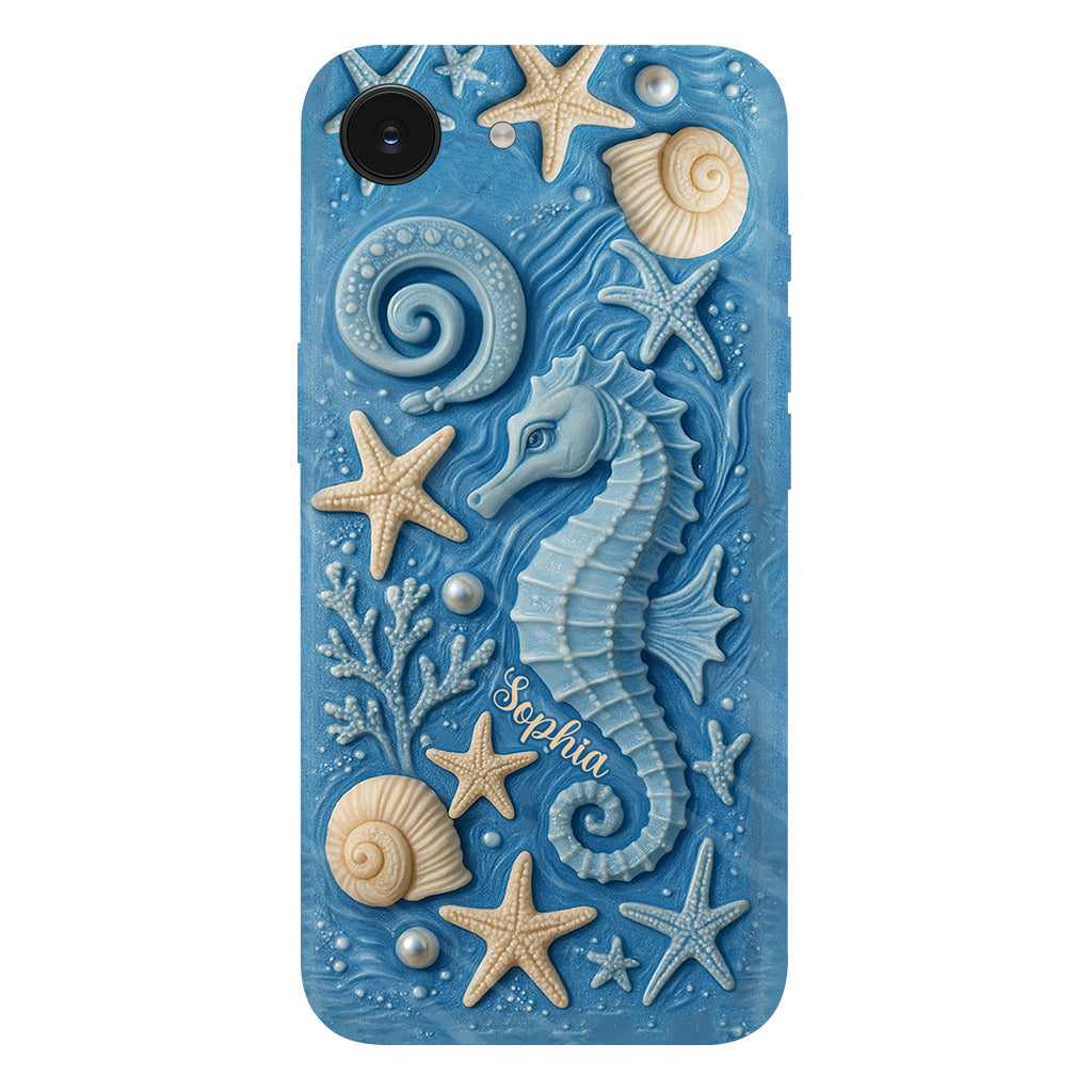 Juste une fille qui aime l'océan - Coque de téléphone personnalisée pour amoureux de la mer avec impression intégrale