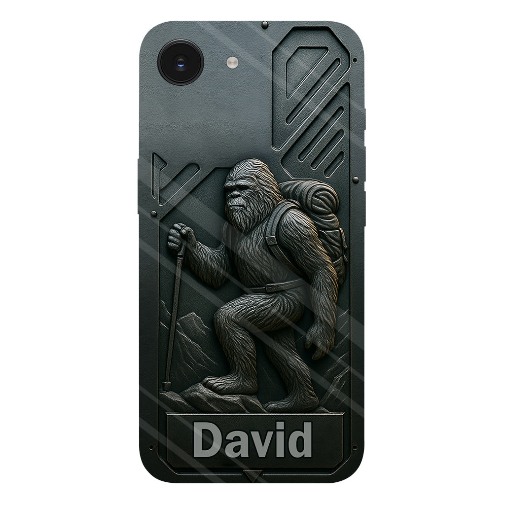 Sasquatch - Coque de téléphone personnalisée avec motif intégral de randonnée