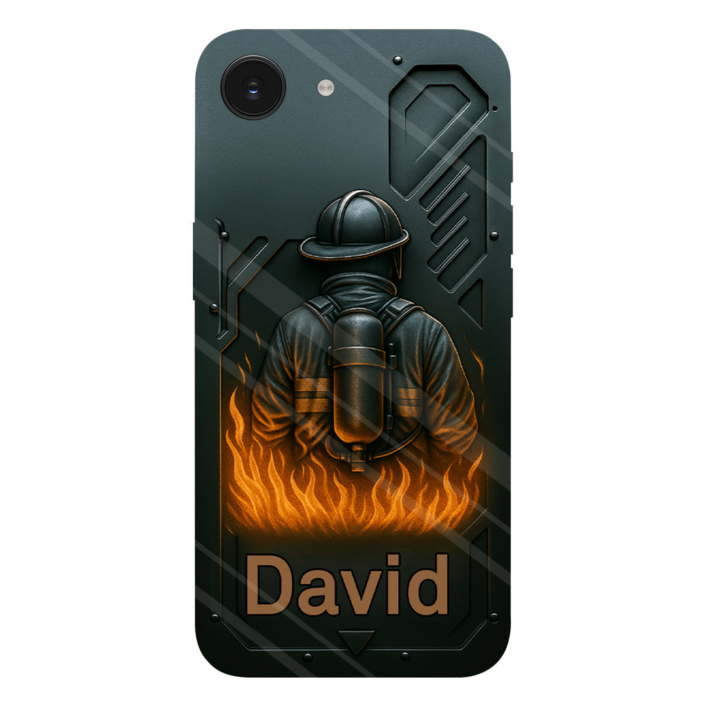 The Strone One - Coque de téléphone personnalisée avec impression intégrale sur le thème des pompiers