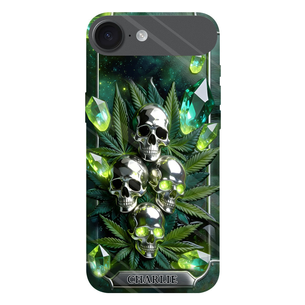 Smokers - Personalized Weed Full Print Phone Case & Phone Grip