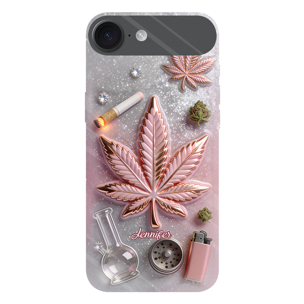 Magic Leaf – Personalisierte Handyhülle mit Cannabis-Vollbilddruck