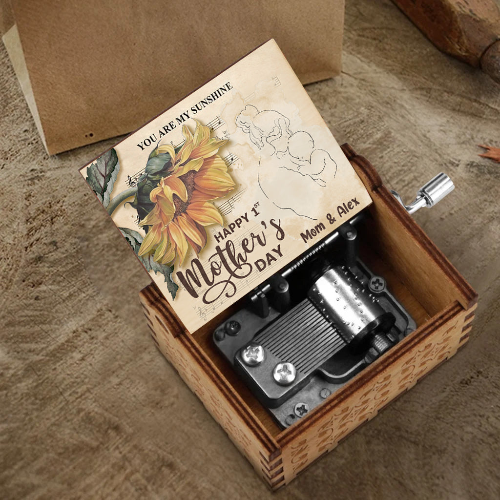 My Only Sunshine - Personalized Mother's Day Mother Hand Crank Music Box