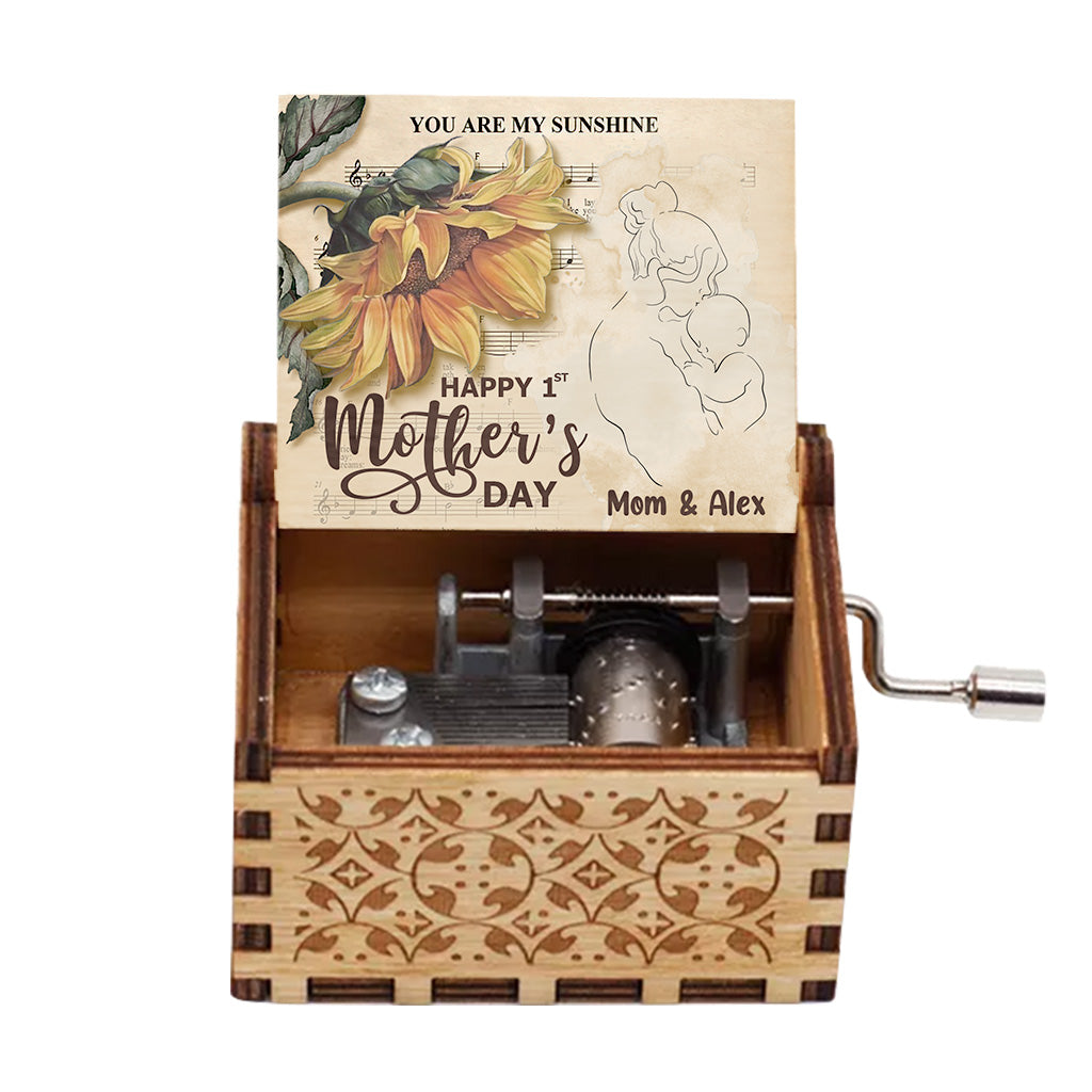 My Only Sunshine - Personalized Mother's Day Mother Hand Crank Music Box