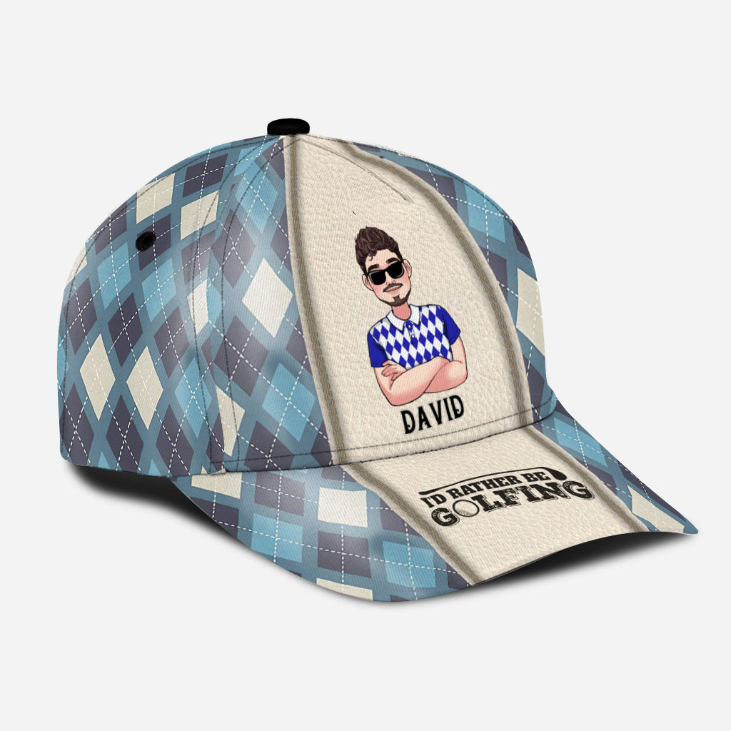 Ich wäre lieber beim Golfen – Personalisierte Golf Classic Cap