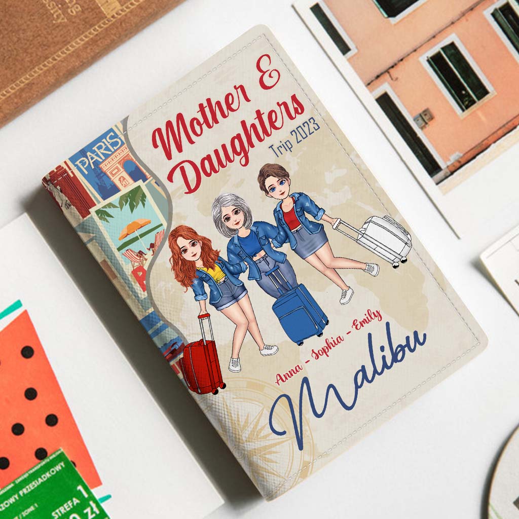 Apparently We're Trouble When We're Together - Personalized Mother's Day Mother Passport Holder