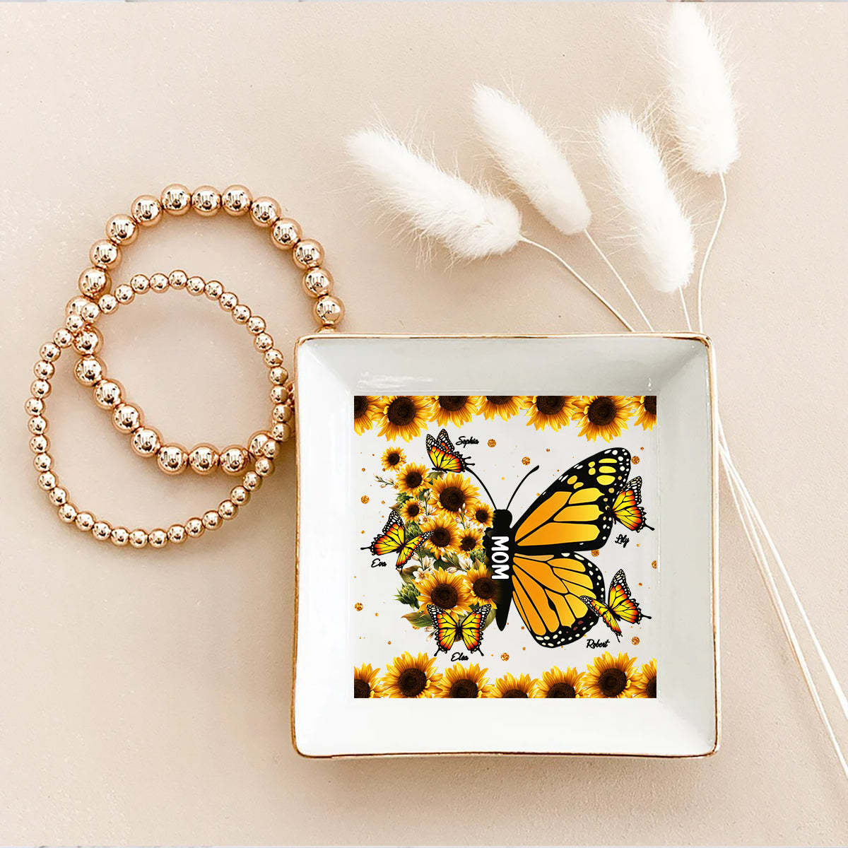 We Love You - Personalized Mother's Day Mother Jewelry Dish