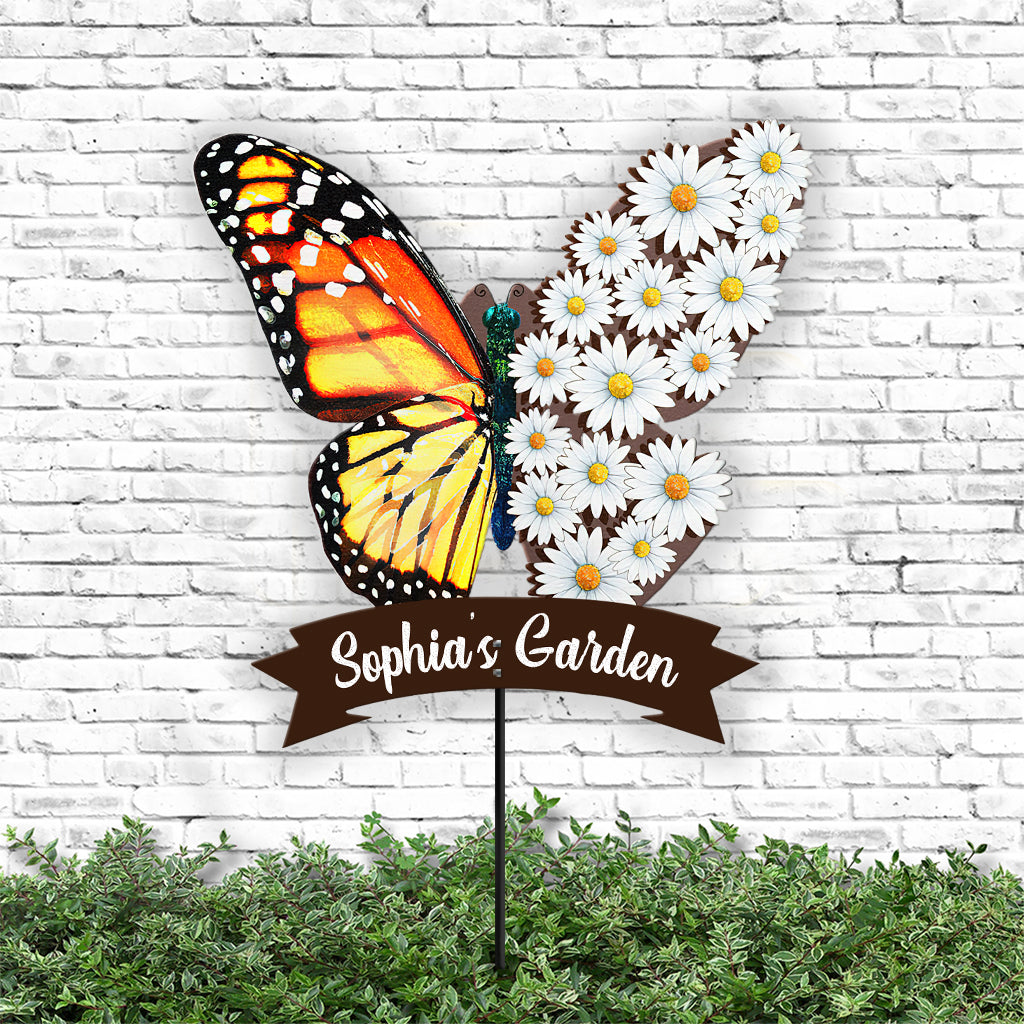 Jardin de papillons - Décoration de jardin en métal personnalisée