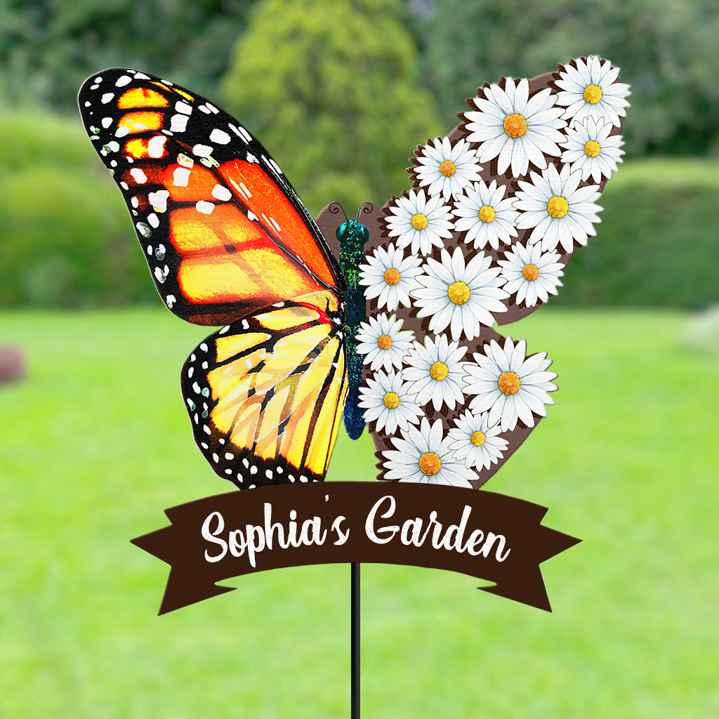 Jardin de papillons - Décoration de jardin en métal personnalisée