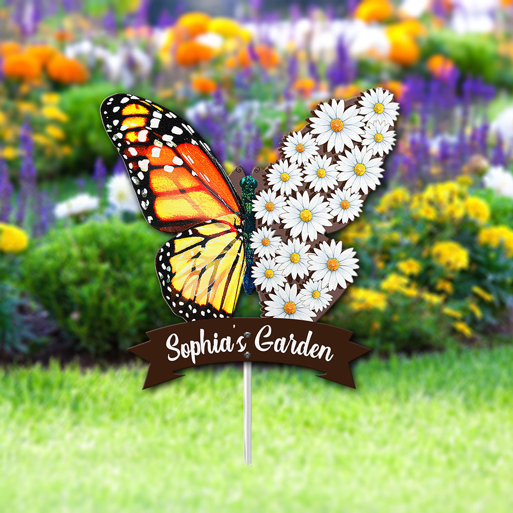 Jardin de papillons - Décoration de jardin en métal personnalisée