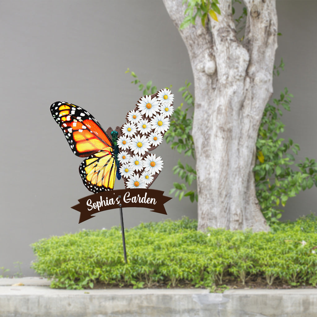 Jardin de papillons - Décoration de jardin en métal personnalisée