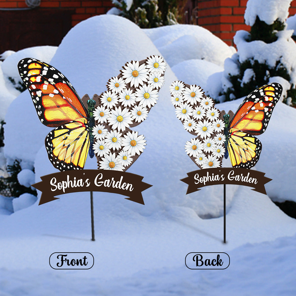 Jardin de papillons - Décoration de jardin en métal personnalisée