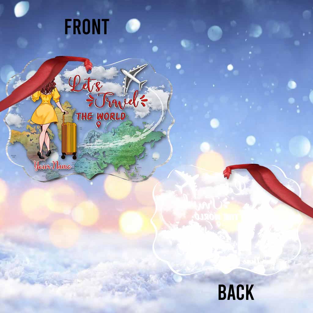Das Abenteuer ruft – Personalisierter, transparenter Weihnachtsschmuck für Reisende