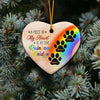 A Piece Of My Heart - Personalized Christmas Dog Ornament (Printed On Both Sides)