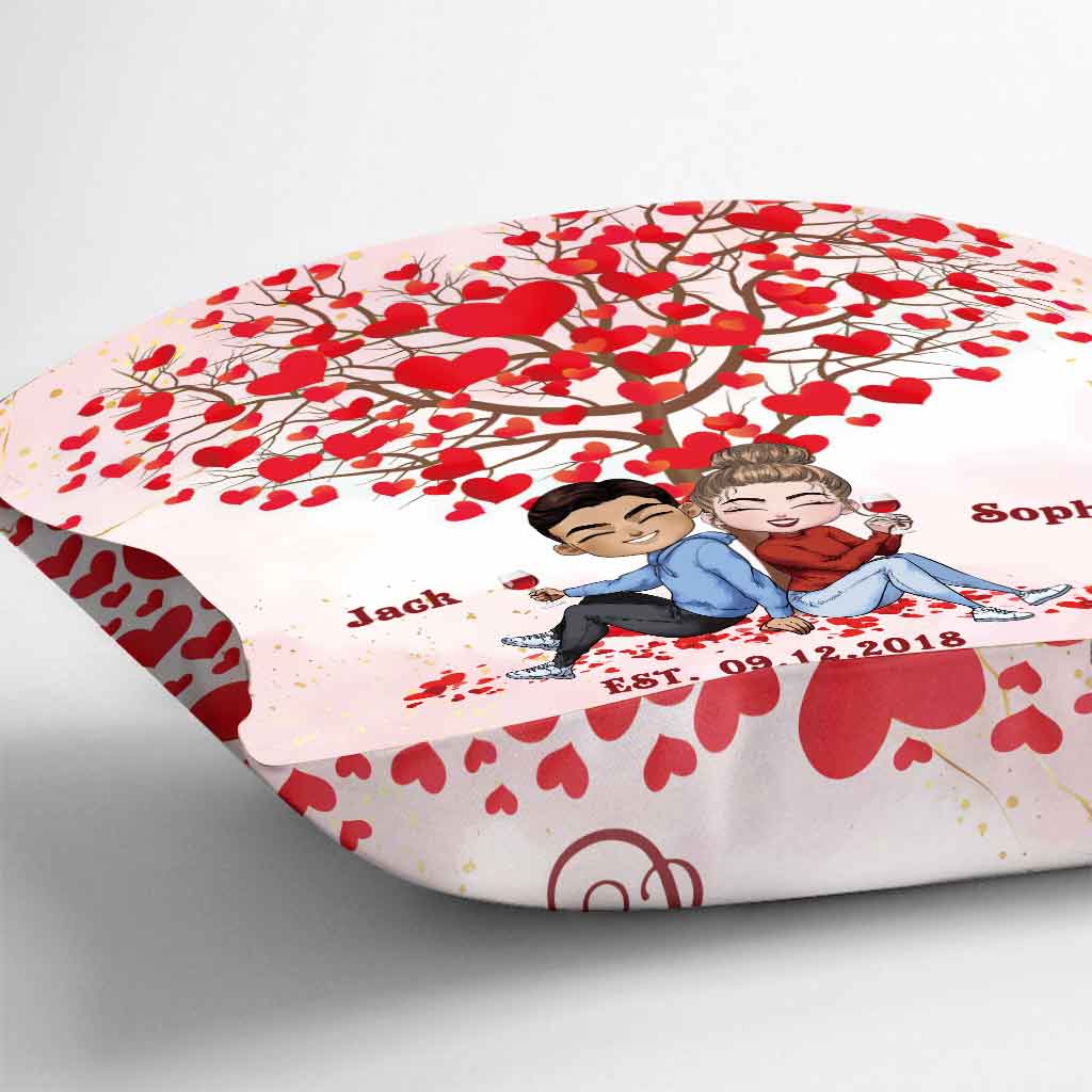 My Favourite Place - Personalized Couple Throw Pillow