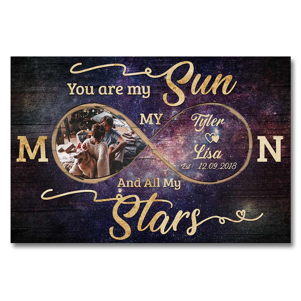 You Are My Sun - Personalized Couple Poster