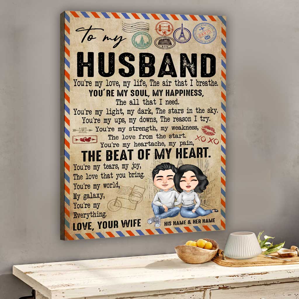 You Are My Everything - Personalized Couple Canvas And Poster