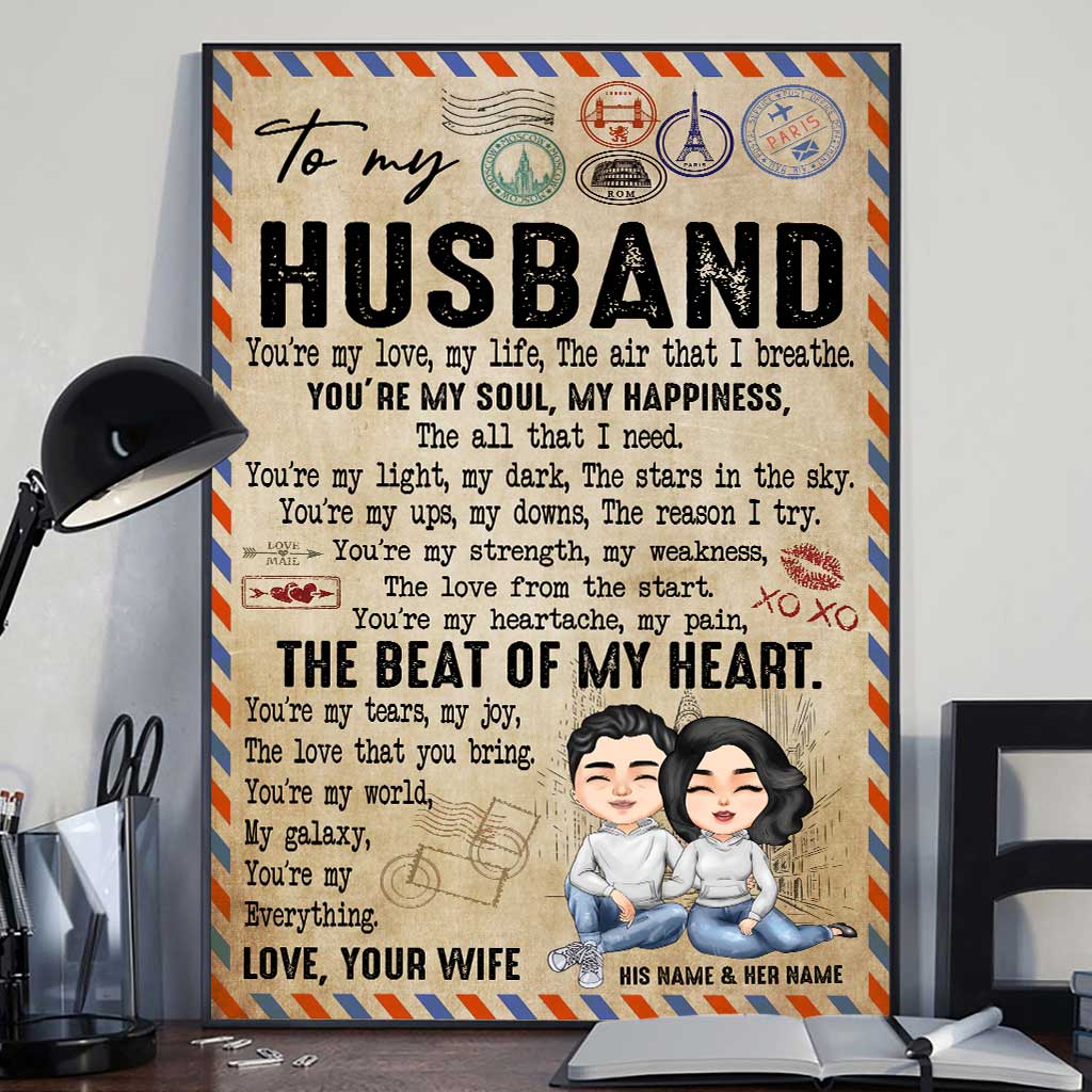 You Are My Everything - Personalized Couple Canvas And Poster