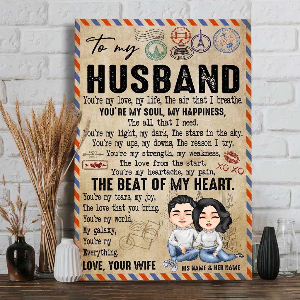 You Are My Everything - Personalized Couple Canvas And Poster