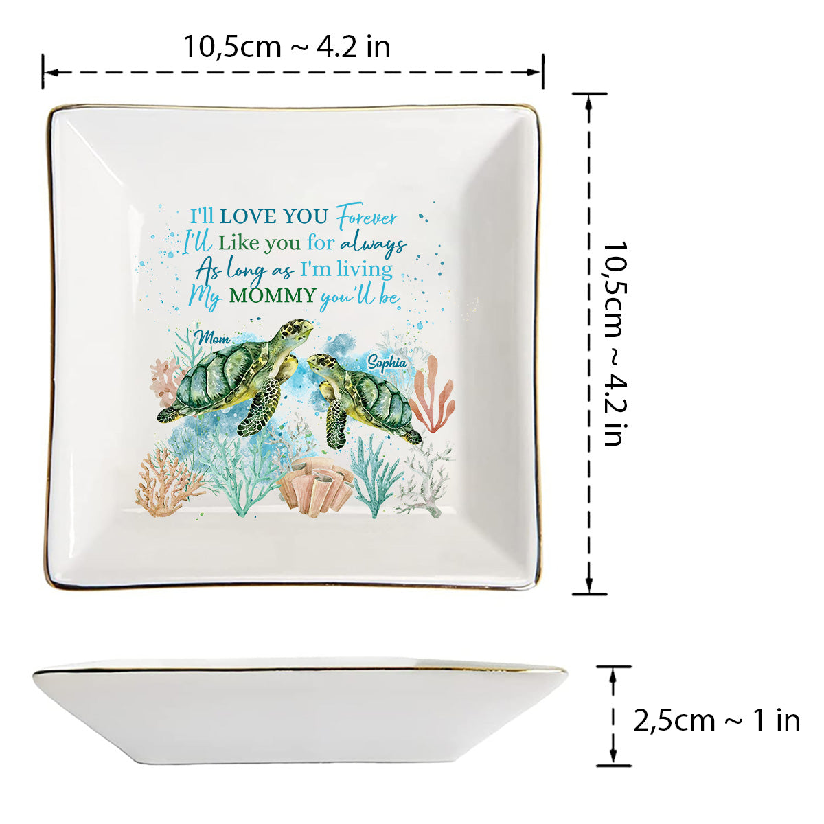 My Mommy You'll Be - Personalized Mother's Day Mother Jewelry Dish