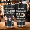 World&#39;s Greatest Step-dad Thank You For Choosing Me - Personalized Father Tumbler