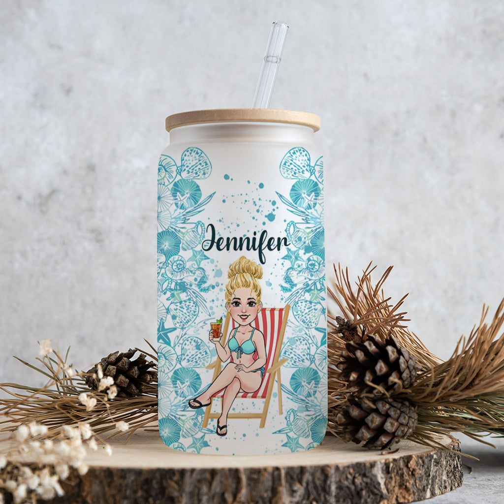 Drink In My Hand - Personalized Sea Lover Can Glass