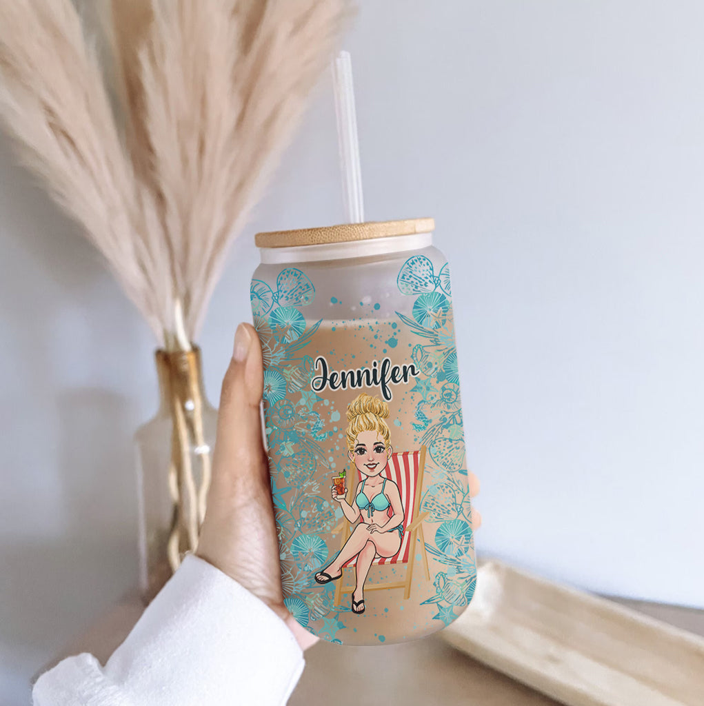 Drink In My Hand - Personalized Sea Lover Can Glass