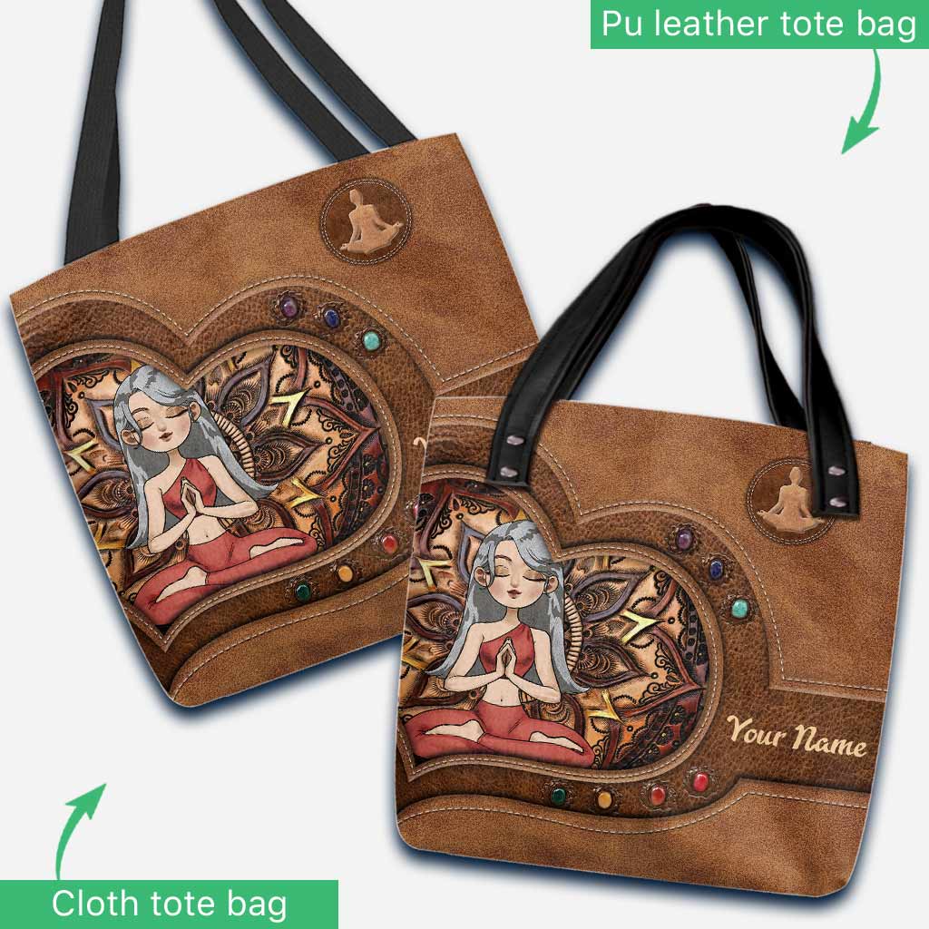 Namaste Yoga Girl - Personalisierte Tragetasche