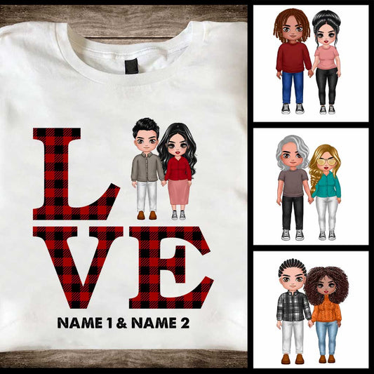 Love Couple - Personalized T-shirt and Hoodie