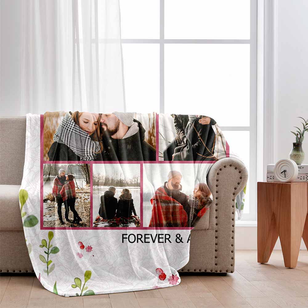 You're All I Need - Personalized Couple Blanket