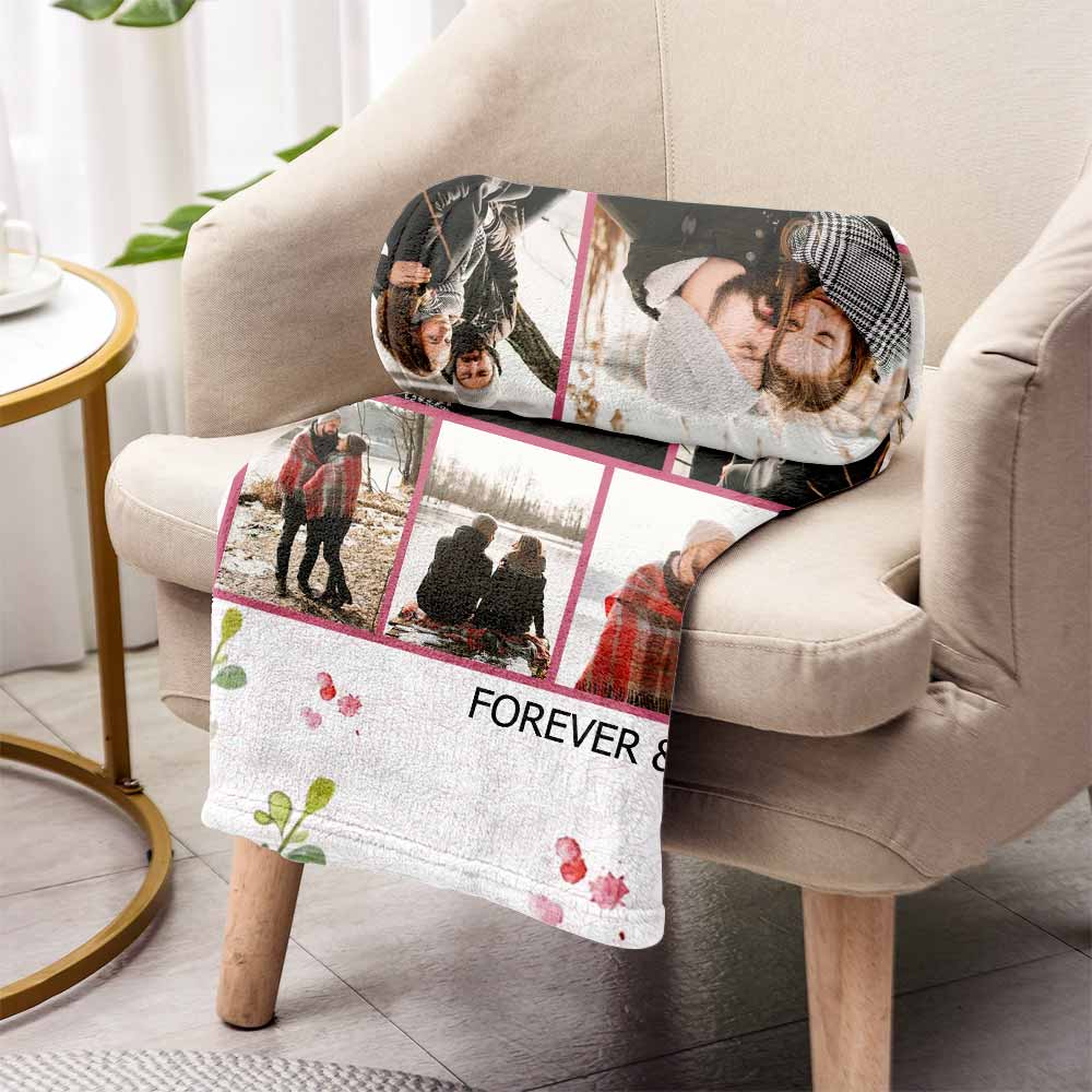 You're All I Need - Personalized Couple Blanket