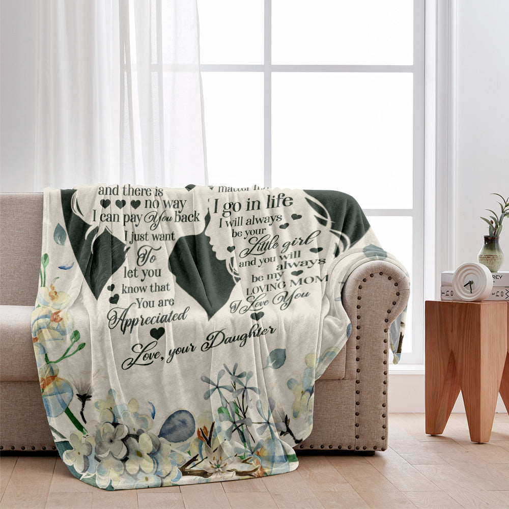 To My Mom - Personalized Mother's Day Mother Blanket