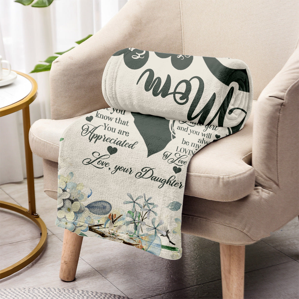 To My Mom - Personalized Mother's Day Mother Blanket